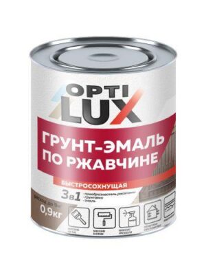 Эмаль ОПТИЛЮКС суперглянц. акрил. универ. 2,6кг.