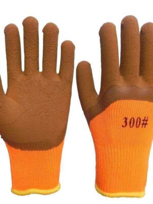 Перчатки прорезиненные (коричневые) ТОНКИЕ