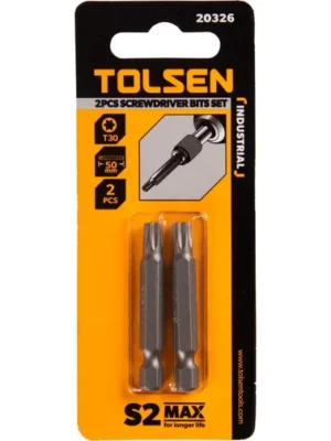 Бита для отвертки 2шт*Т30х50 TOLSEN 20326