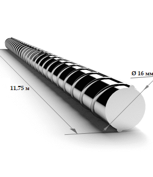 Арматура № 16 А500С