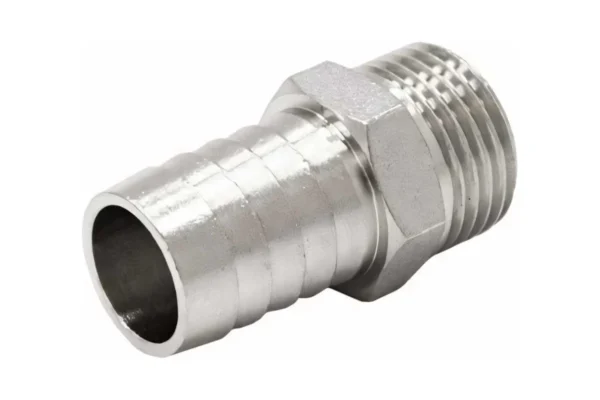 Штуцер для шланга 1/2х12 с НР никелир папа STI