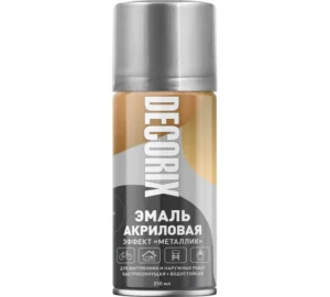 Эмаль аэроз Металлик DECORIX 210 Хром 0111-06 DX