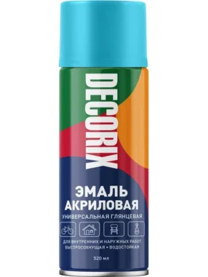Эмаль аэроз универс DECORIX Св-Голубой