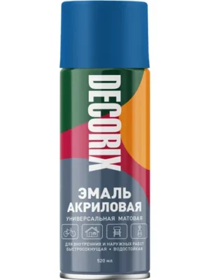 Эмаль аэроз универс DECORIX Синий