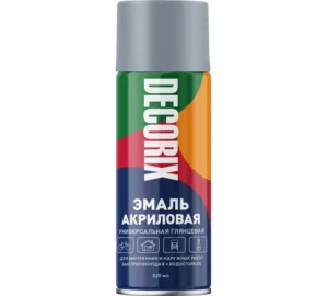 Эмаль аэроз универс DECORIX Св-Серый