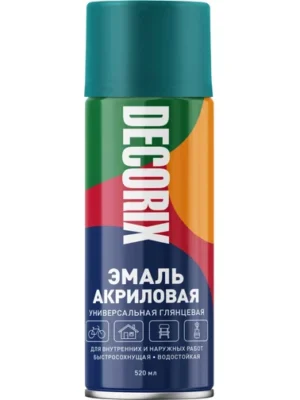Эмаль аэроз универс DECORIX Морская Волна