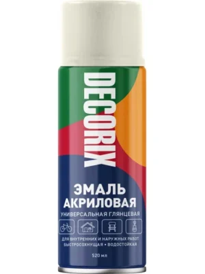 Эмаль аэроз универс DECORIX Слоновая Кость