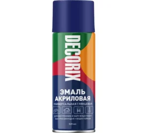 Эмаль аэроз универс DECORIX Ультрамарин