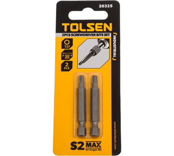 Бита для отвертки 2шт*Т27х50 TOLSEN 20325