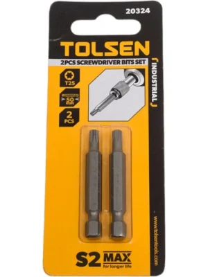 Бита для отвертки 2шт*Т25х50 TOLSEN 20324