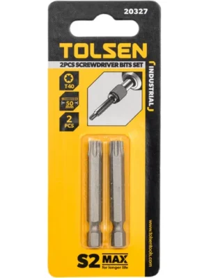Бита для отвертки 2шт*Т40х50 TOLSEN 20327