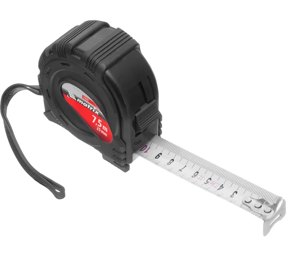 Рулетка OSM 7525 Черная OSKAR 7,5м.