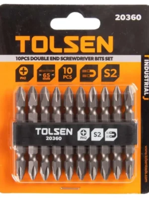 Набор бит двухст.PH2/PH2х65мм(10шт)TOLSEN 20360
