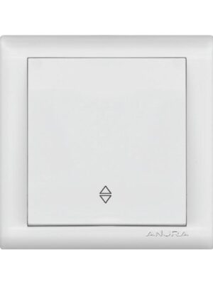 Выключатель двухкл-й с подсветкой ANURA АЕ20104