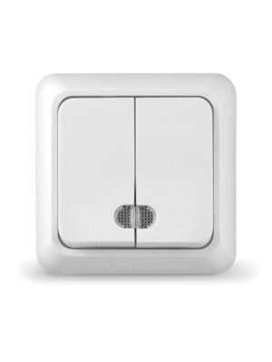 Выключатель проходной белый ANAMUR АЕ02119