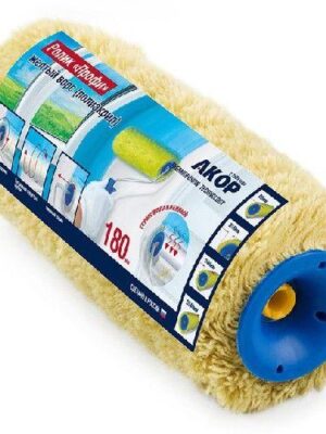 Ролик полиак.желт.ворс 180 112 Акор №392