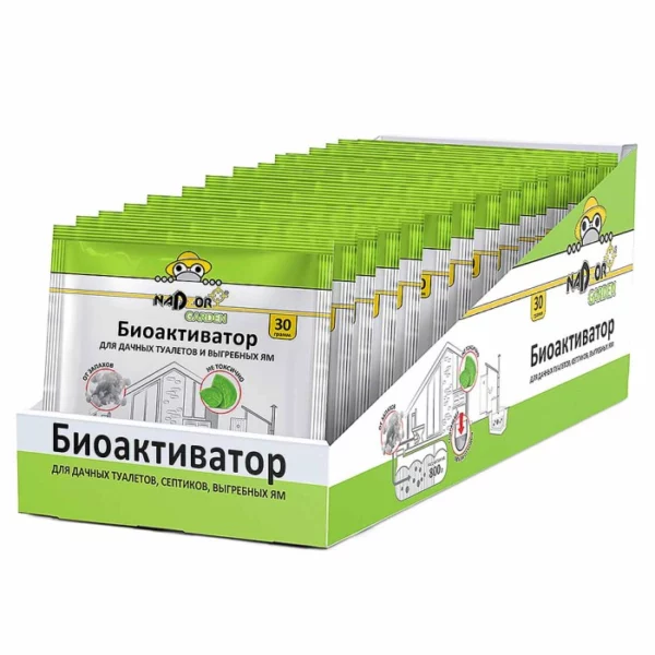 Биоактиватор для туалетов и септиков 30гр порошок BIOWC3