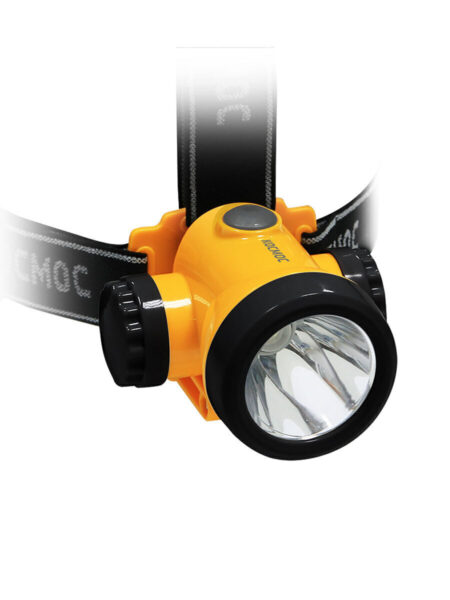 Фонарь налоб КОСМОС 1х3W LED, регулируем фокус Н3