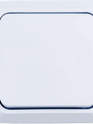 Выключатель одинарн.наруж. QUADRO белый 2-101-01