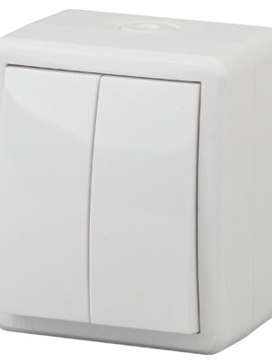 Выключатель PLANO белый 1-101-01