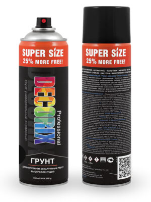 Грунт аэроз PROFESSIONAL DECORIX Черный