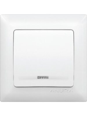 Выключатель двухклавиш с подсветкой АЕ02104