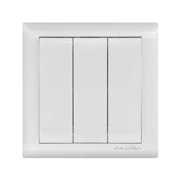 Выключатель с подсветкой QUADRO белый 2-102-01