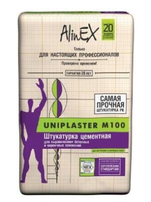 UNIPLASTER М100 25кг штук цем