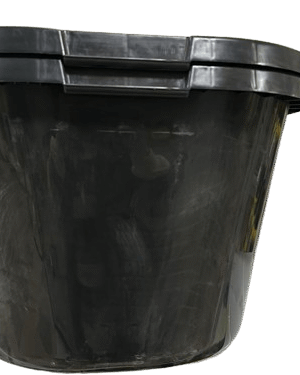 Ведро пласт черное гибкое 20л