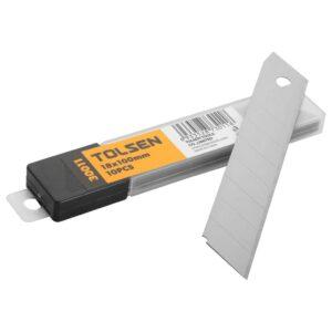 Лезвие для ножа 18х100мм (10шт) TOLSEN 30011