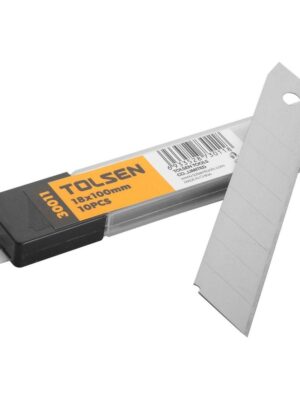 Лезвие для ножа 18х100мм (10шт) TOLSEN 30011