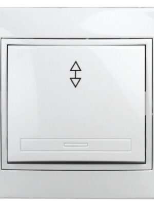 Переключатель PLANO белый 1-103-01