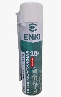Пена монтажная бытовая Enki 15+