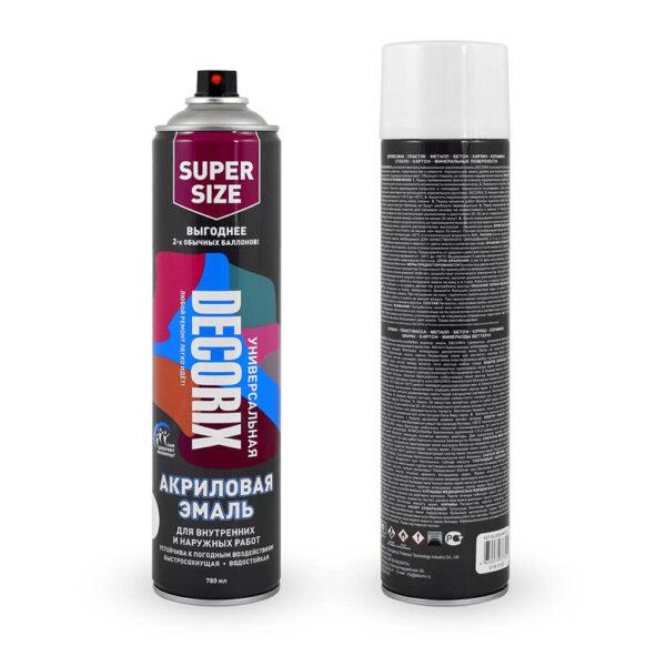 Эмаль аэроз универс DECORIX Черный МАТ