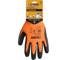 Перчатки Утепленные(черно-оранжевые)FiberonPSV040P