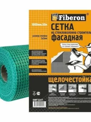 Сетка Фасадная 1000мм х50м зеленая 5х5 SMF224T