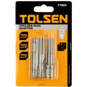 Адаптер SDS PLUS 1/2-3/8-1/4 TOLSEN (3шт) 77865