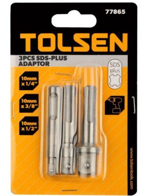 Адаптер SDS PLUS 1/2-3/8-1/4 TOLSEN (3шт) 77865