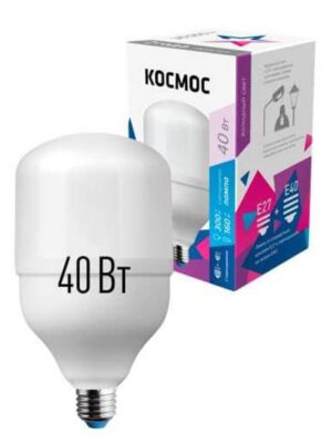 Лампа КОСМОС 40W 220V E27/E40 6500K