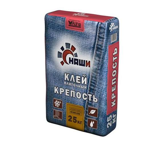КРЕПОСТЬ 25кг клей плиточный