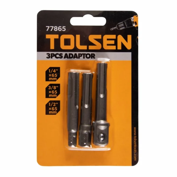 Адаптер 1/4-3/8-1/2 TOLSEN (3шт) 77864