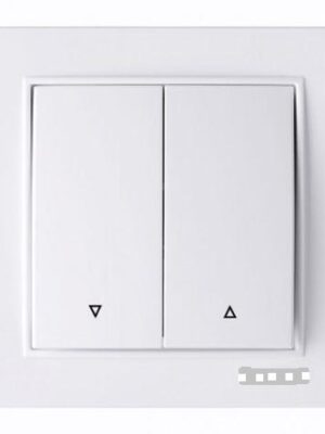 Выключатель двухкл-й с подсветкой ANURA АЕ20104