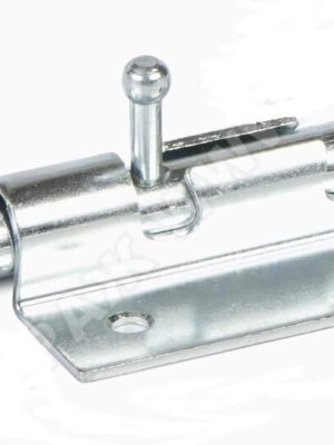 Задвижка дверная 3Д-04 с ушком цинк