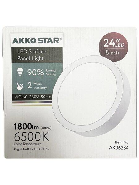 Панель LED 24W круг Акостар 06234