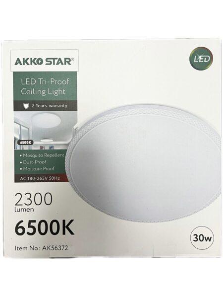 Панель LED белая рамка 30W Акостар 56372