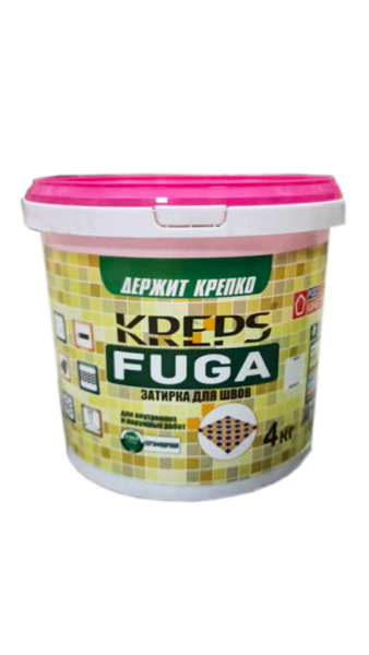 КРЕПС затирка для швов ФУГА Персик 2кг