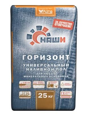 ГОРИЗОНТ наливной пол 25кг