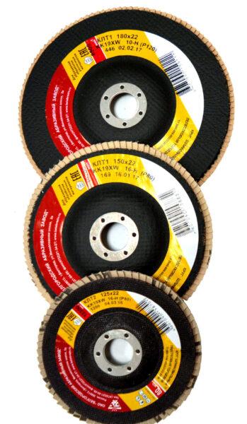 Круг лепестковый торцевой КЛТ 1 150х22 25H (P60)