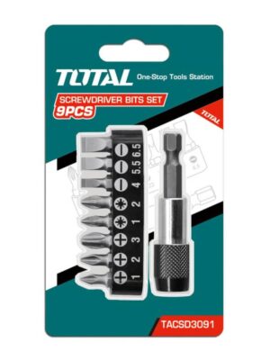 Набор бит 9шт TACSD3091