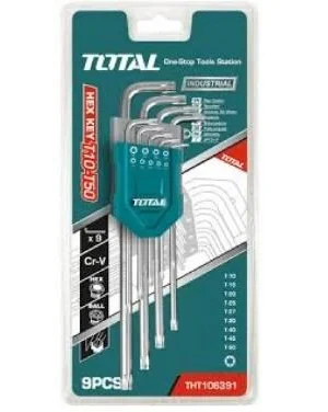 Набор имбусовых ключей TORX 9шт ТНТ106391